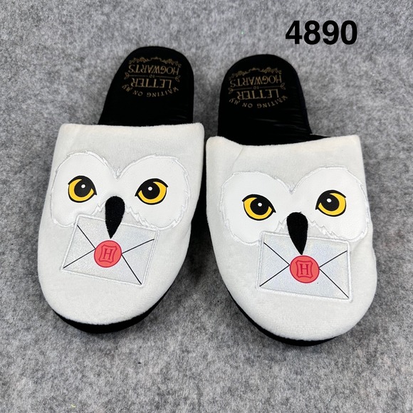 Other - Harry Potter Hedwig Owl Slippers Adult LG XL Hogwarts Letter House Shoes